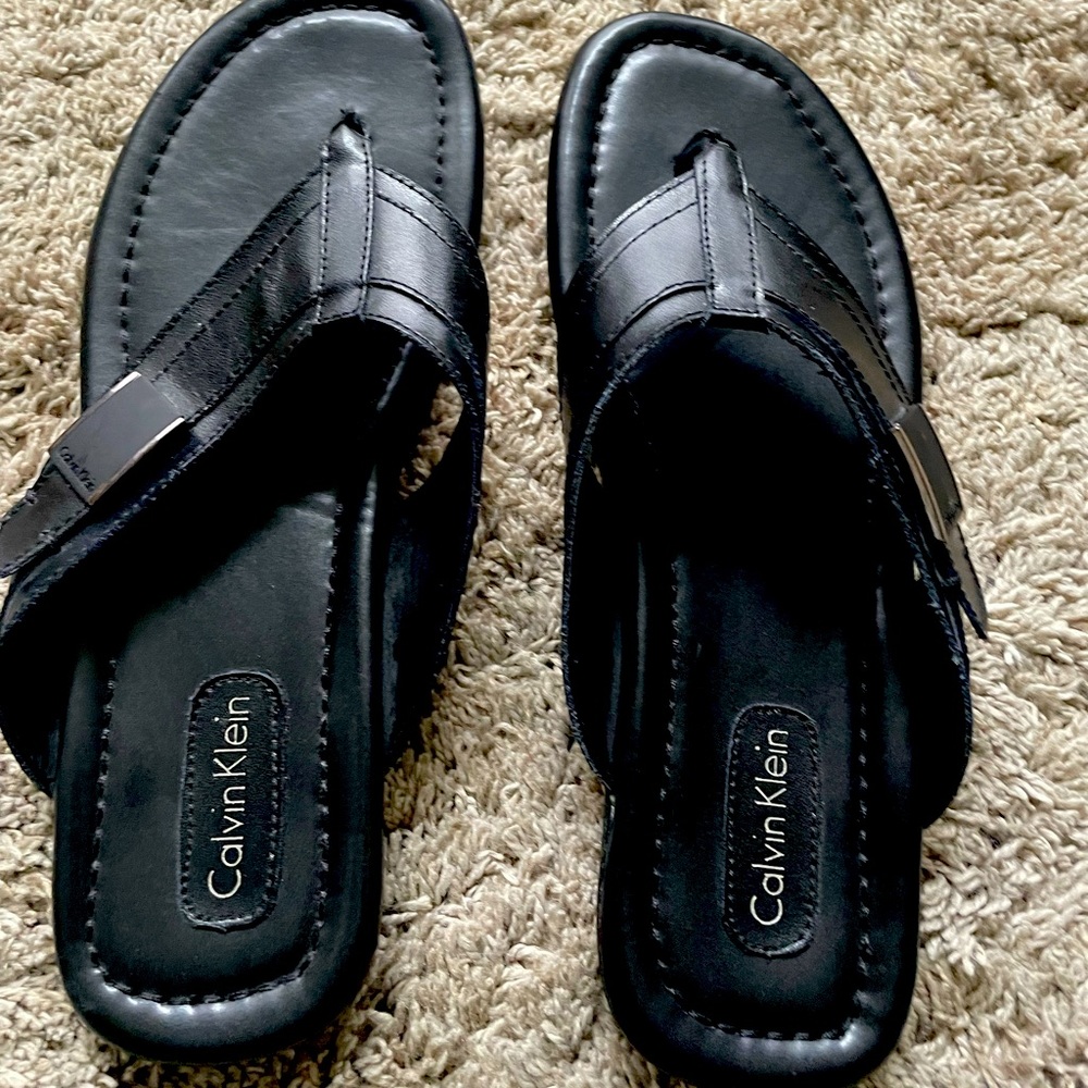 Calvin Klein Leather Sandals 🩴